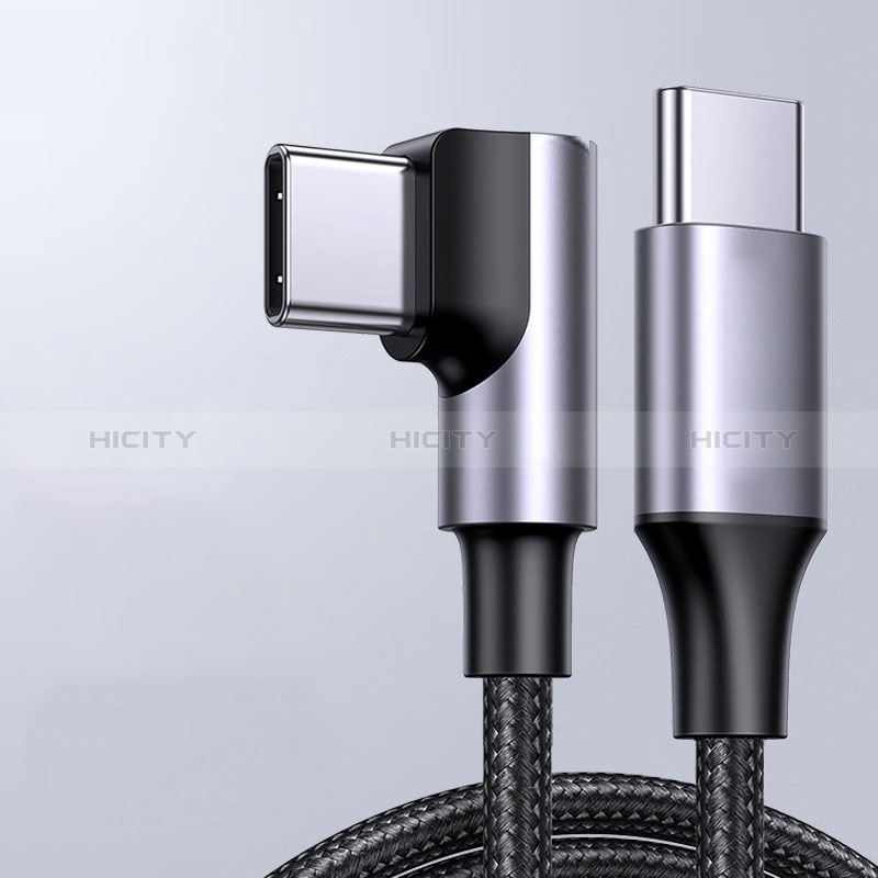 Cable Type-C USB-C vers Type-C USB-C 60W H01 Gris Fonce Plus