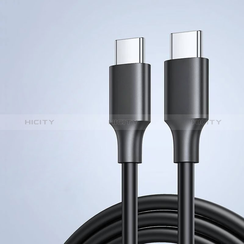 Cable Type-C USB-C vers Type-C USB-C 60W H04 pour Apple iPad Pro 11 (2021) Noir Plus