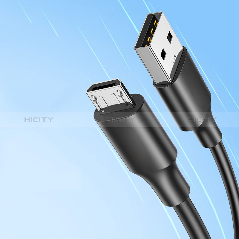 Cable USB 2.0 Android Universel 2A H03 Noir Plus