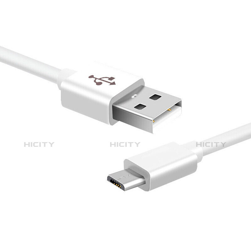 Cable USB 2.0 Android Universel A02 Blanc Plus