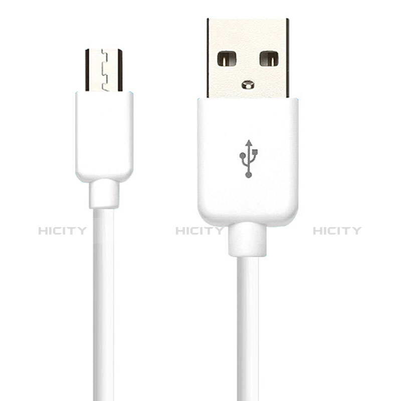 Cable USB 2.0 Android Universel A02 Blanc Plus