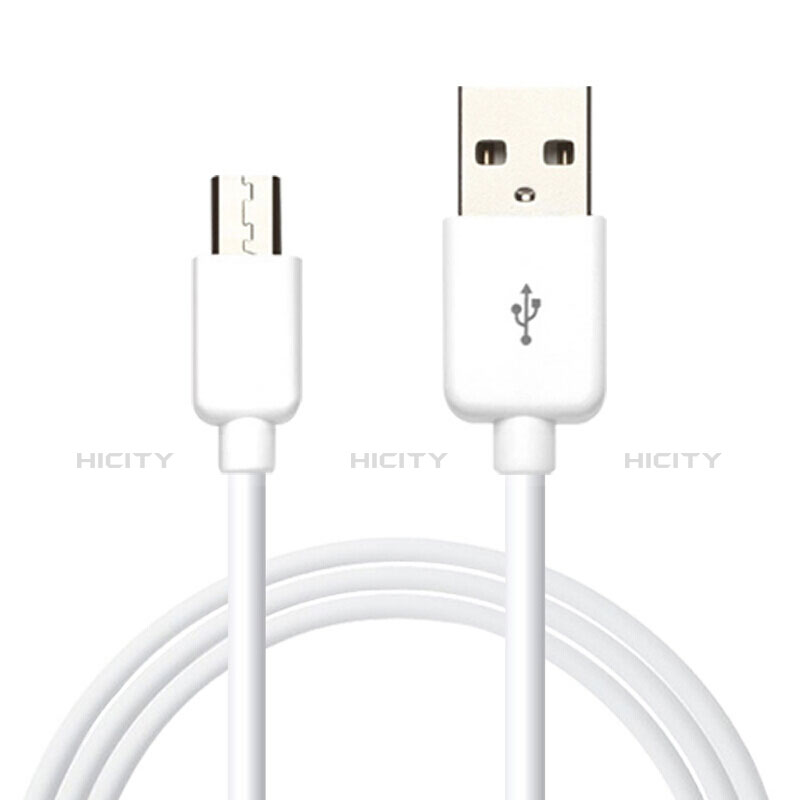 Cable USB 2.0 Android Universel A02 Blanc Plus