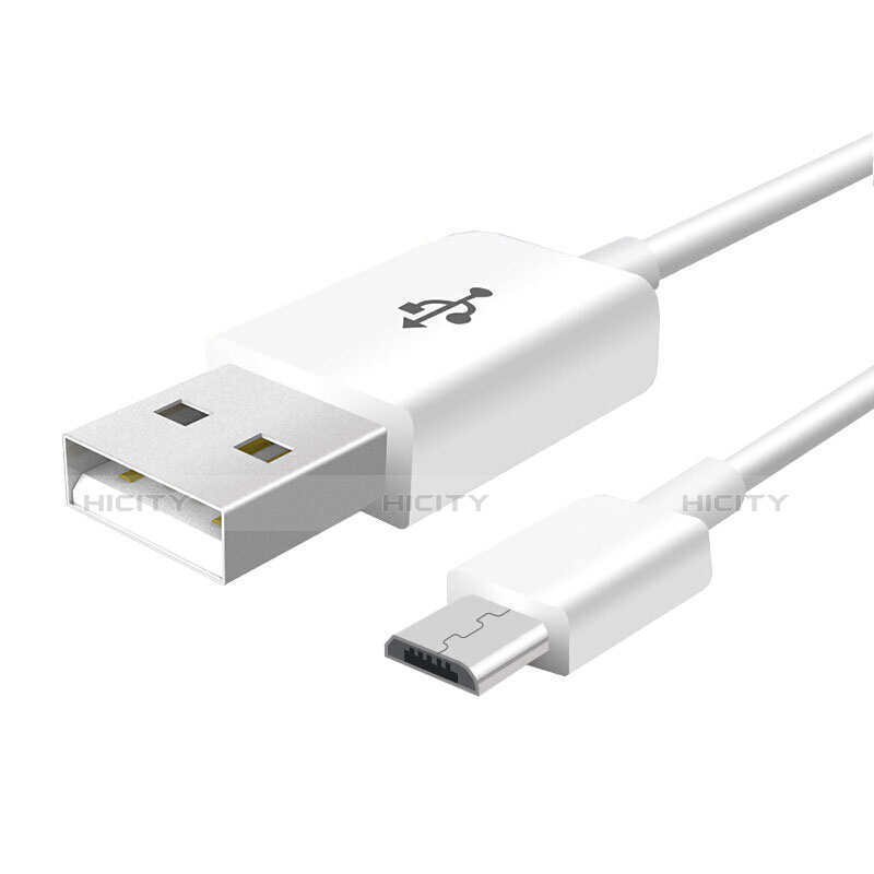 Cable USB 2.0 Android Universel A02 Blanc Plus