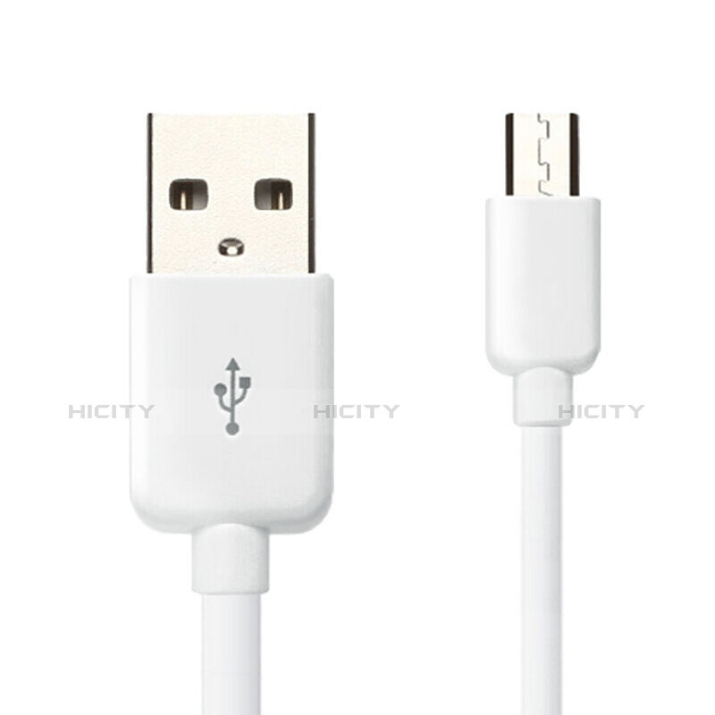 Cable USB 2.0 Android Universel A02 Blanc Plus