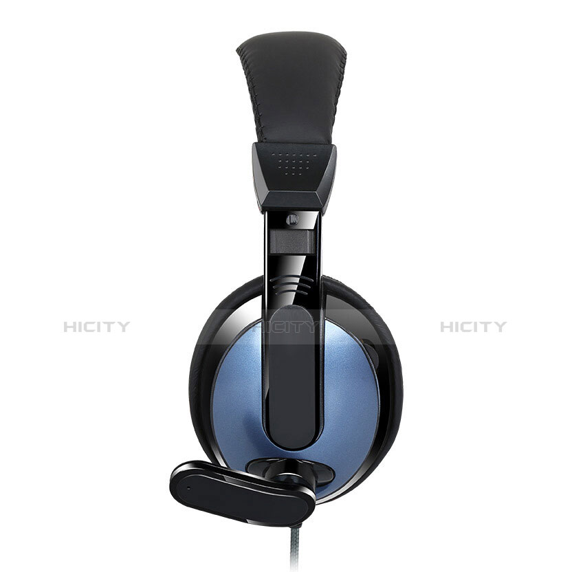 Casque Ecouteur Filaire Sport Stereo Intra-auriculaire Oreillette H53 Bleu Plus