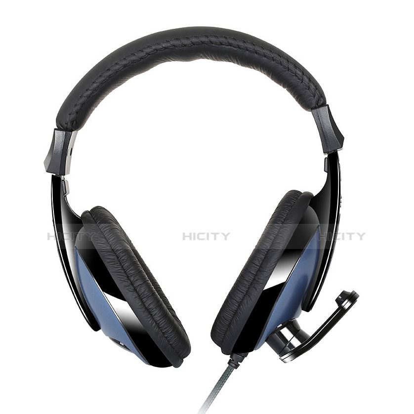 Casque Ecouteur Filaire Sport Stereo Intra-auriculaire Oreillette H53 Bleu Plus