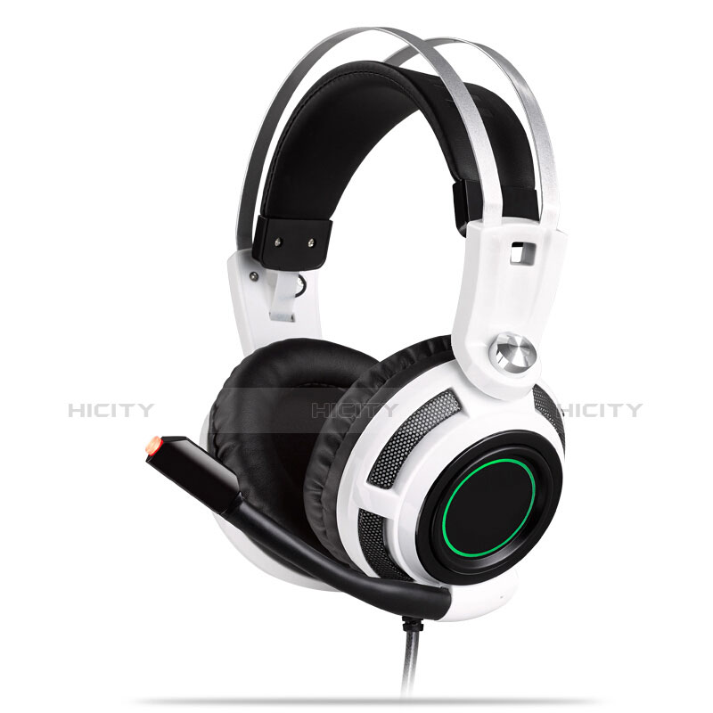 Casque Ecouteur Filaire Sport Stereo Intra-auriculaire Oreillette H62 Blanc Plus