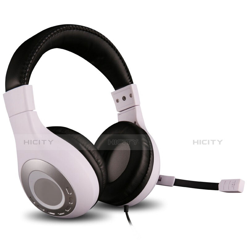 Casque Filaire Sport Stereo Ecouteur Intra-auriculaire Oreillette H50 Blanc Plus