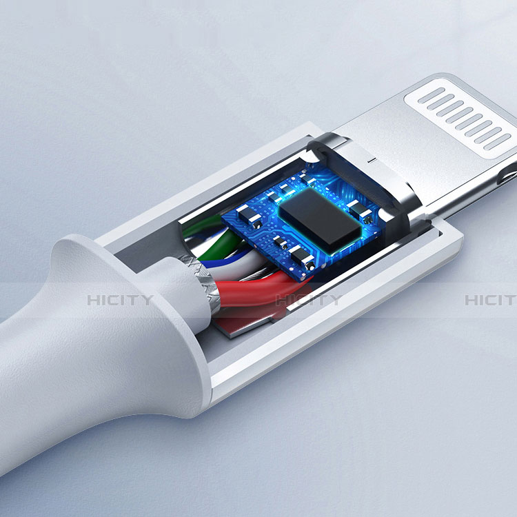 Chargeur Cable Data Synchro Cable C02 pour Apple iPhone 14 Plus Blanc Plus