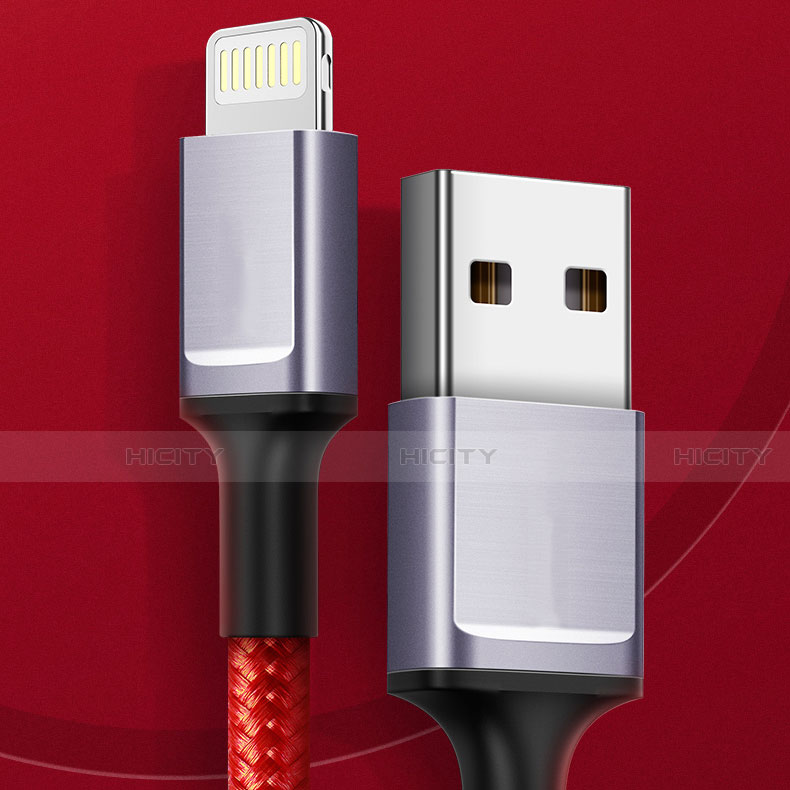 Chargeur Cable Data Synchro Cable C03 pour Apple iPad 10.2 (2020) Rouge Plus