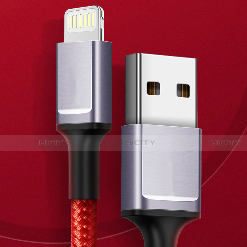 Chargeur Cable Data Synchro Cable C03 pour Apple iPad Mini 4 Rouge Plus