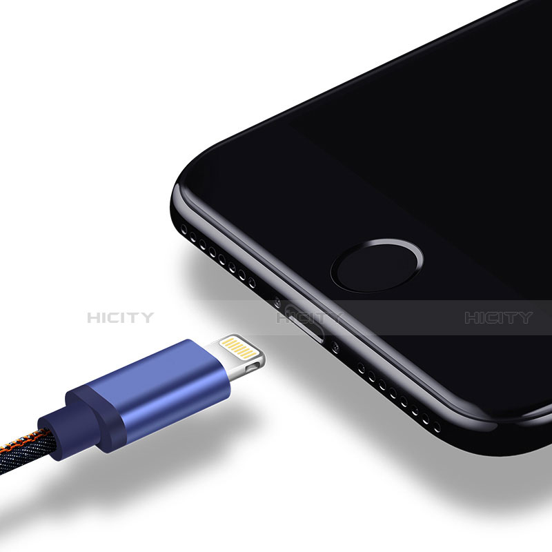 Chargeur Cable Data Synchro Cable D01 pour Apple iPad 3 Bleu Plus
