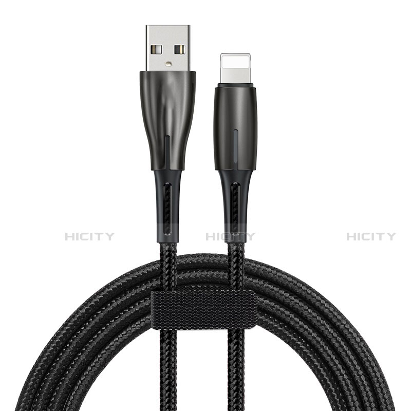 Chargeur Cable Data Synchro Cable D02 pour Apple iPhone XR Noir Plus