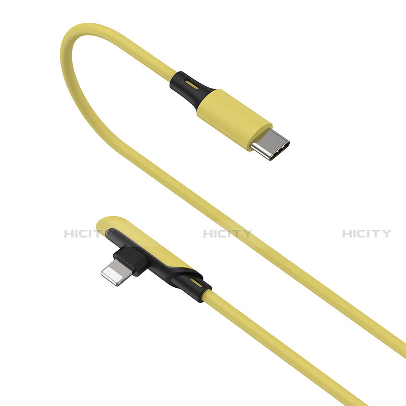 Chargeur Cable Data Synchro Cable D10 pour Apple iPhone 5S Jaune Plus