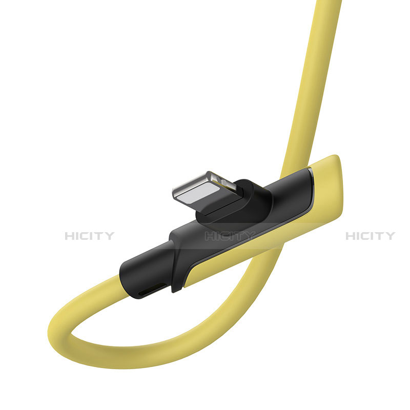 Chargeur Cable Data Synchro Cable D10 pour Apple iPhone 8 Jaune Plus