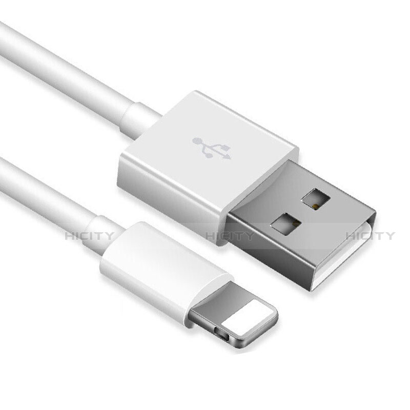 Chargeur Cable Data Synchro Cable D12 pour Apple iPhone 14 Plus Blanc Plus