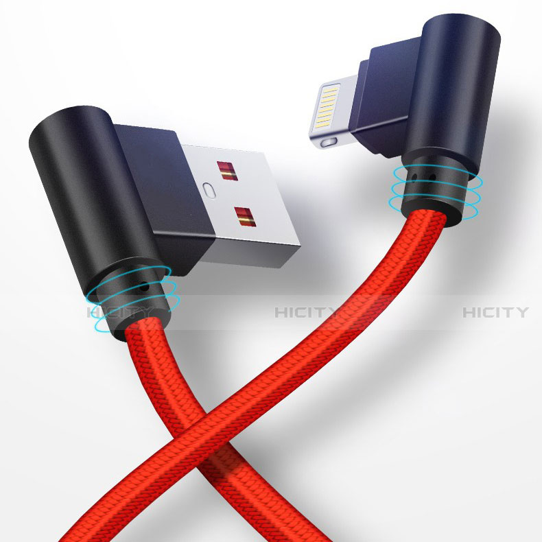 Chargeur Cable Data Synchro Cable D15 pour Apple iPad 2 Rouge Plus