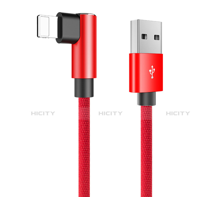 Chargeur Cable Data Synchro Cable D16 pour Apple iPhone 13 Pro Rouge Plus