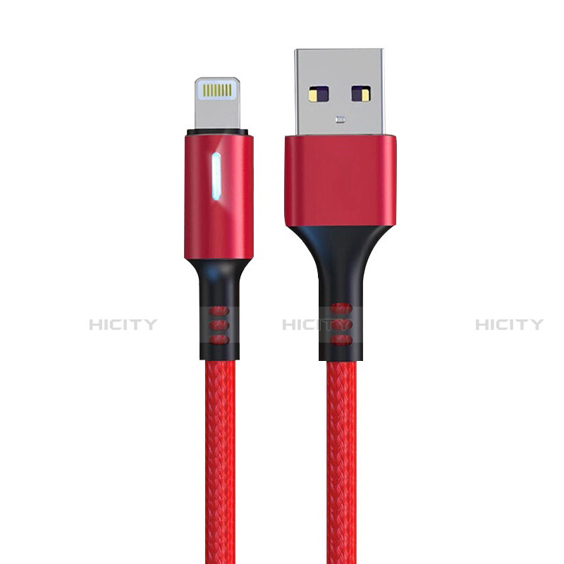 Chargeur Cable Data Synchro Cable D21 pour Apple iPad 10.2 (2020) Rouge Plus