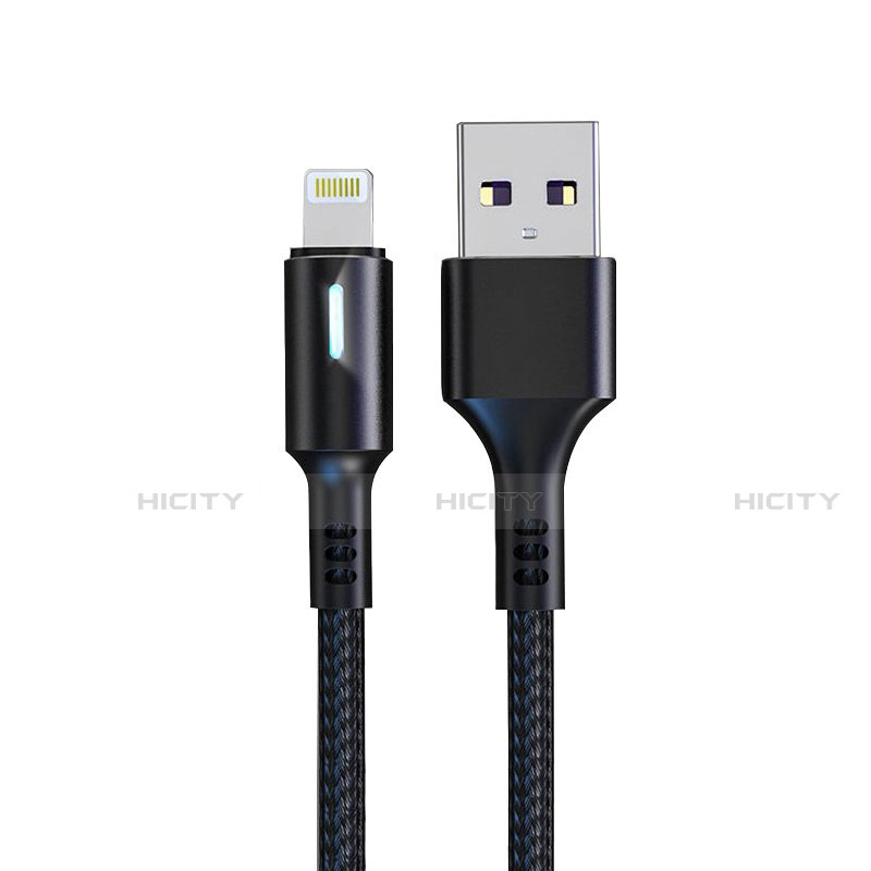 Chargeur Cable Data Synchro Cable D21 pour Apple iPhone 5S Noir Plus
