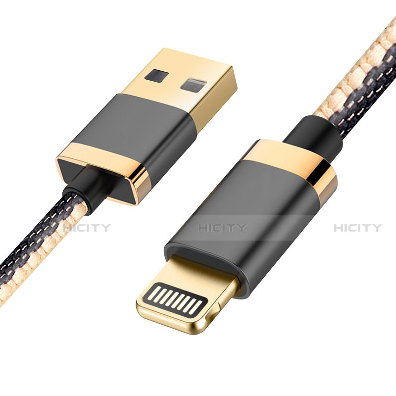 Chargeur Cable Data Synchro Cable D24 pour Apple iPhone 6 Plus Noir Plus