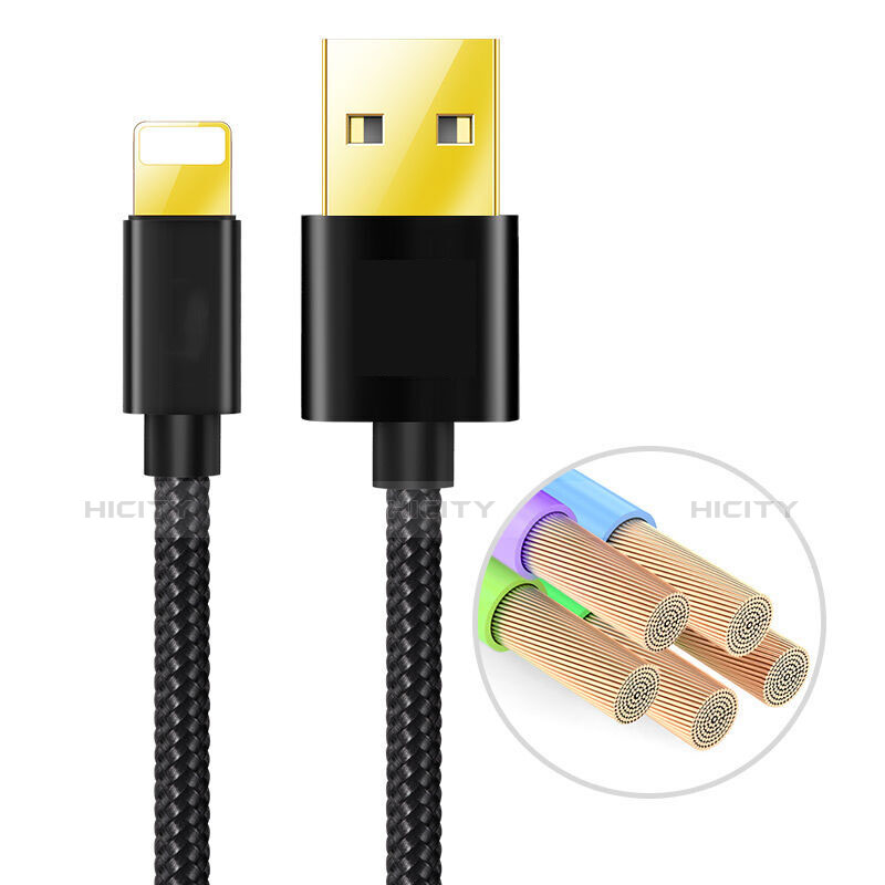 Chargeur Cable Data Synchro Cable L02 pour Apple iPad 10.2 (2020) Noir Plus