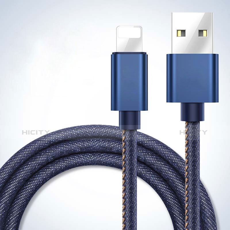 Chargeur Cable Data Synchro Cable L04 pour Apple iPad 10.2 (2020) Bleu Plus