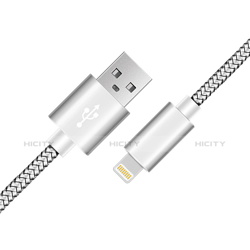 Chargeur Cable Data Synchro Cable L07 pour Apple iPad 10.2 (2020) Argent Plus