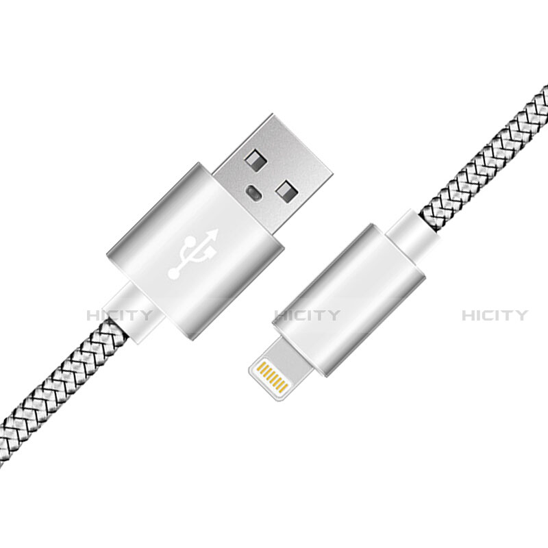 Chargeur Cable Data Synchro Cable L07 pour Apple iPhone 13 Pro Argent Plus