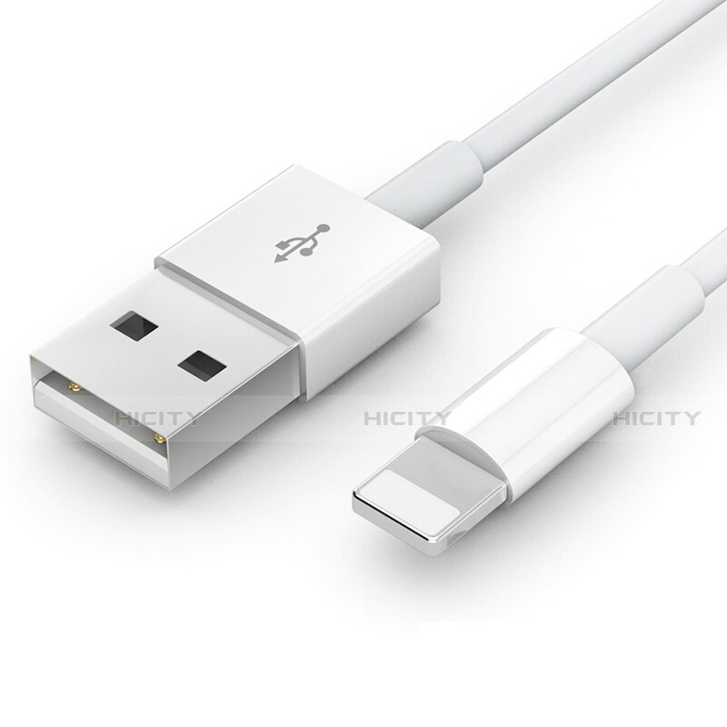 Chargeur Cable Data Synchro Cable L09 pour Apple iPhone 14 Plus Blanc Plus