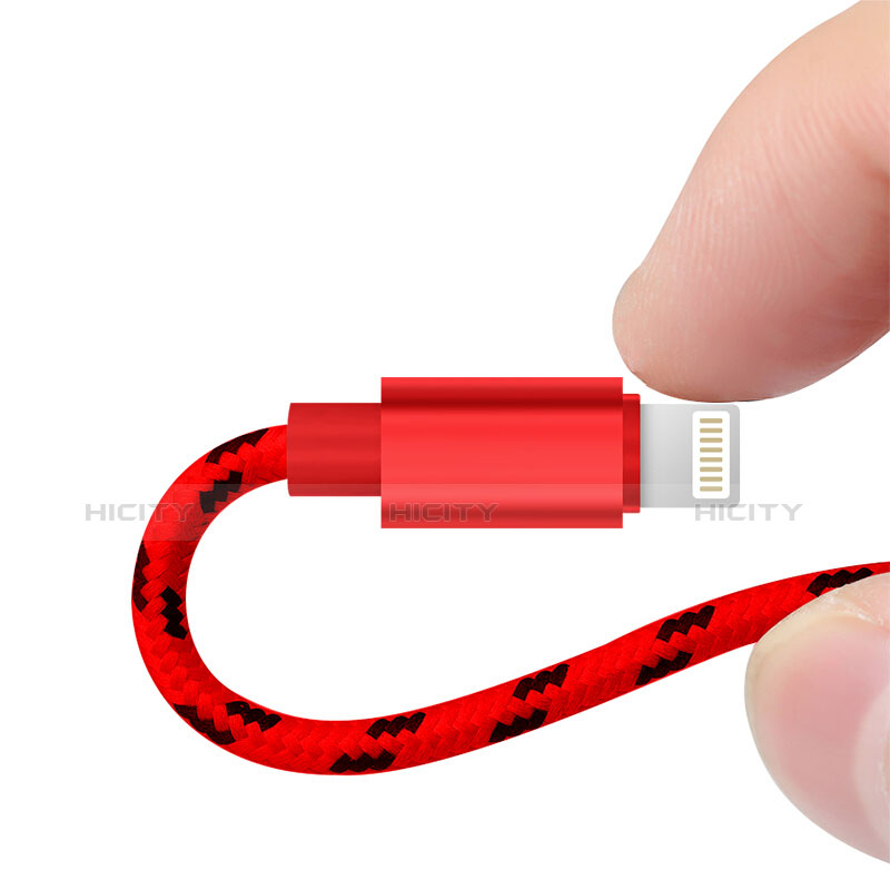 Chargeur Cable Data Synchro Cable L10 pour Apple iPad Air 4 10.9 (2020) Rouge Plus