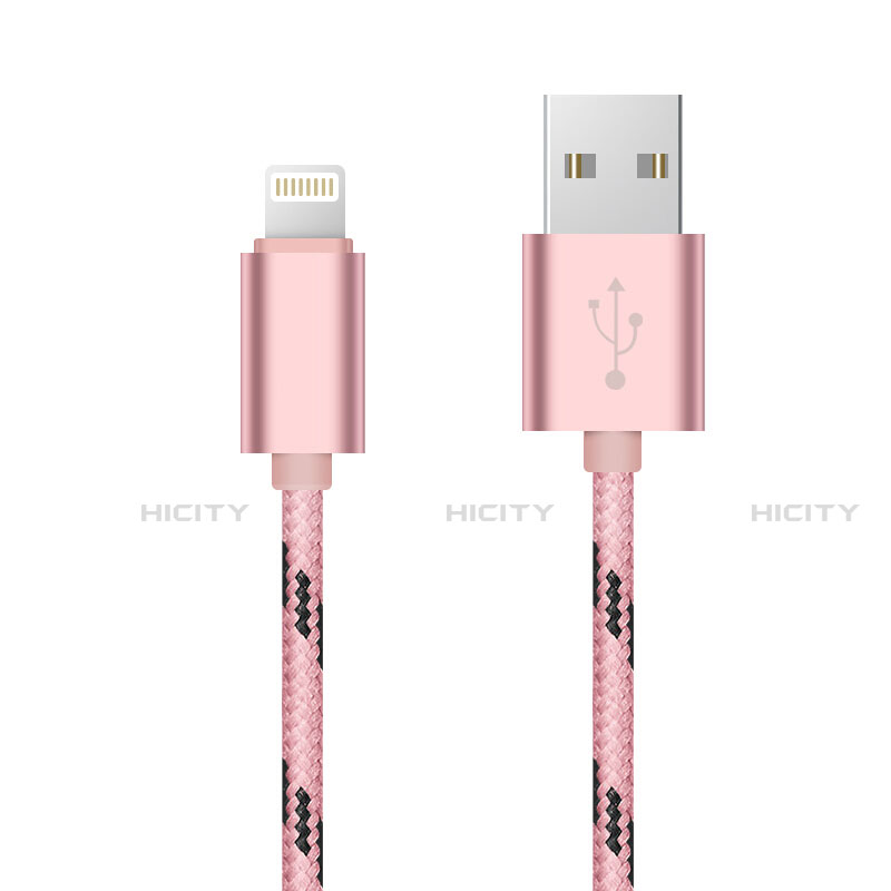 Chargeur Cable Data Synchro Cable L10 pour Apple iPhone 13 Rose Plus