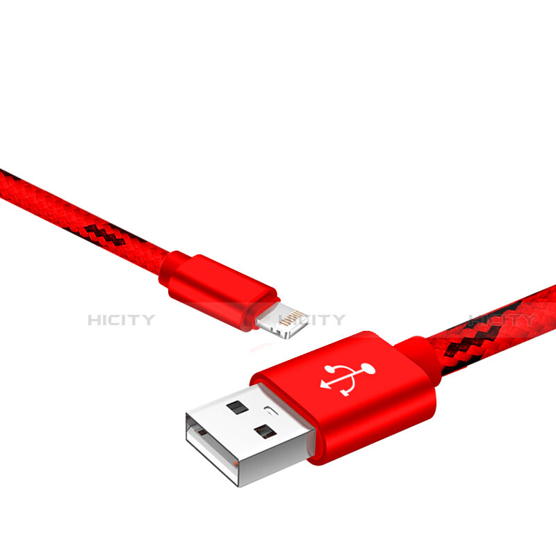 Chargeur Cable Data Synchro Cable L10 pour Apple iPhone 14 Rouge Plus