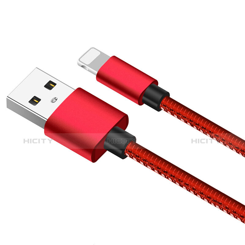 Chargeur Cable Data Synchro Cable L11 pour Apple iPad 10.2 (2020) Rouge Plus