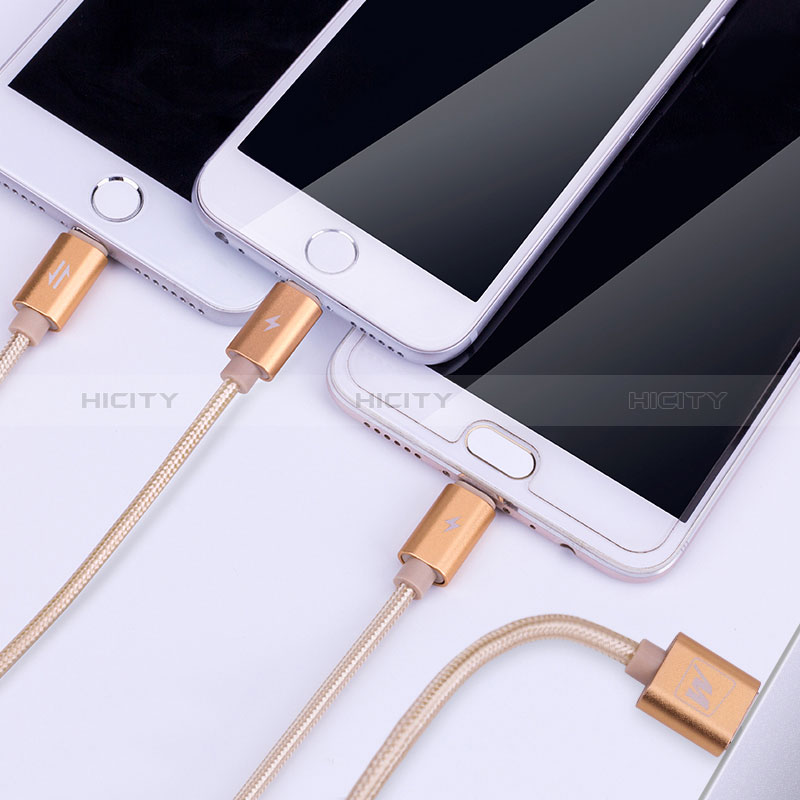 Chargeur Lightning Cable Data Synchro Cable Android Micro USB Type-C 3A H03 pour Apple iPad Air 5 10.9 (2022) Plus