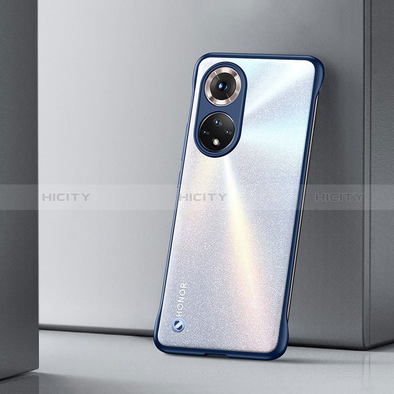 Coque Antichocs Rigide Sans Cadre Transparente Crystal Etui Housse H01 pour Huawei Honor 50 Pro 5G Bleu Plus