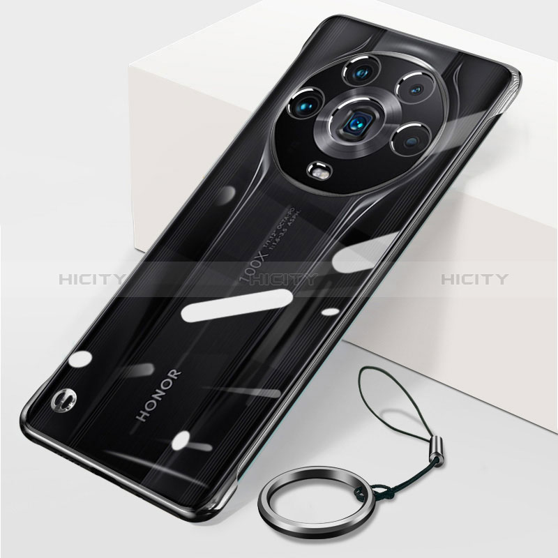 Coque Antichocs Rigide Sans Cadre Transparente Crystal Etui Housse H01 pour Huawei Honor Magic4 Ultimate 5G Noir Plus