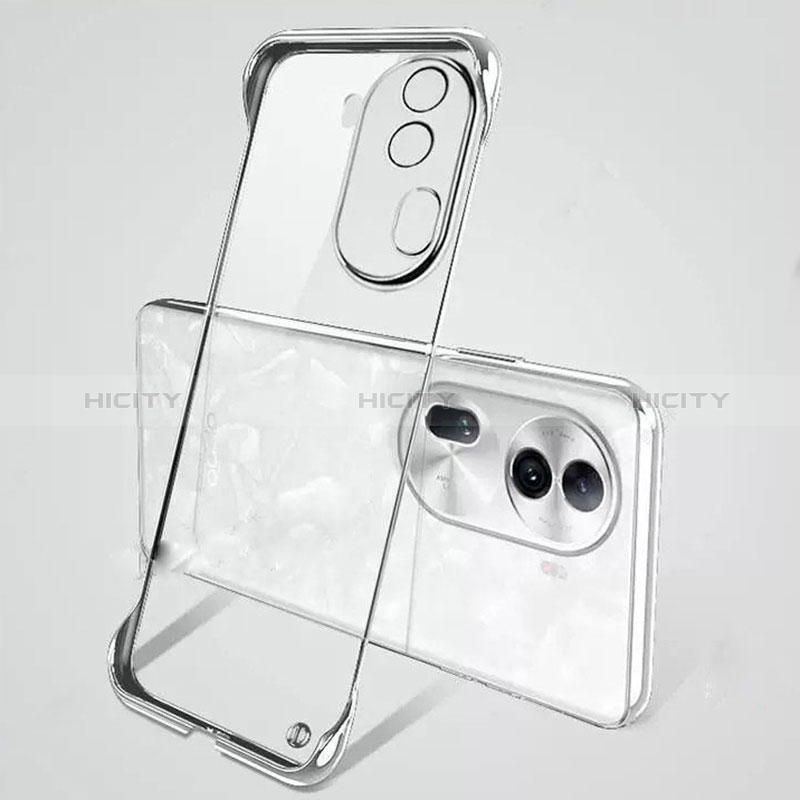 Coque Antichocs Rigide Sans Cadre Transparente Crystal Etui Housse H01 pour Oppo Reno11 Pro 5G Argent Plus