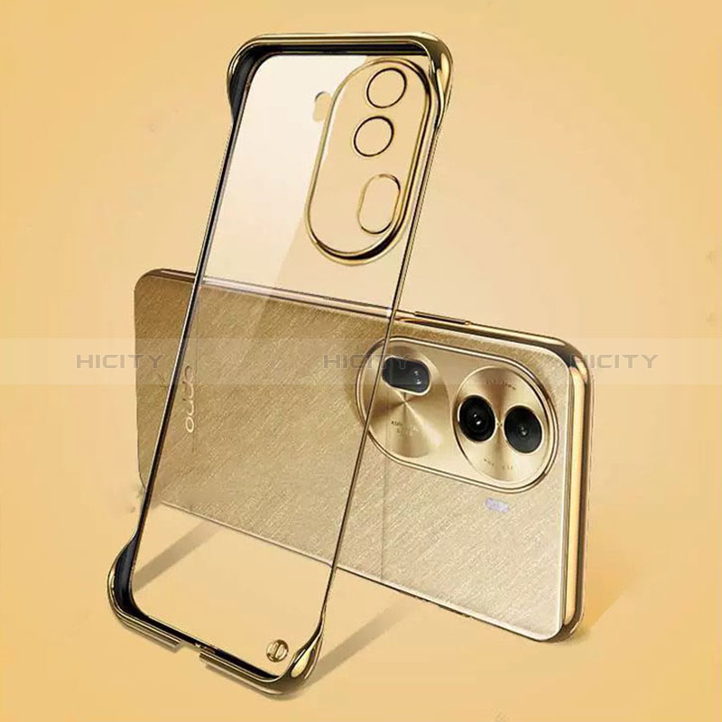 Coque Antichocs Rigide Sans Cadre Transparente Crystal Etui Housse H01 pour Oppo Reno11 Pro 5G Or Plus