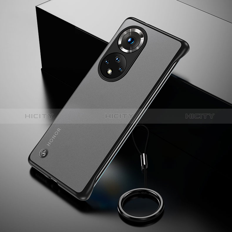 Coque Antichocs Rigide Sans Cadre Transparente Crystal Etui Housse H03 pour Huawei Honor 50 Pro 5G Noir Plus