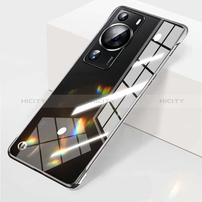 Coque Antichocs Rigide Sans Cadre Transparente Crystal Etui Housse H03 pour Huawei P60 Noir Plus