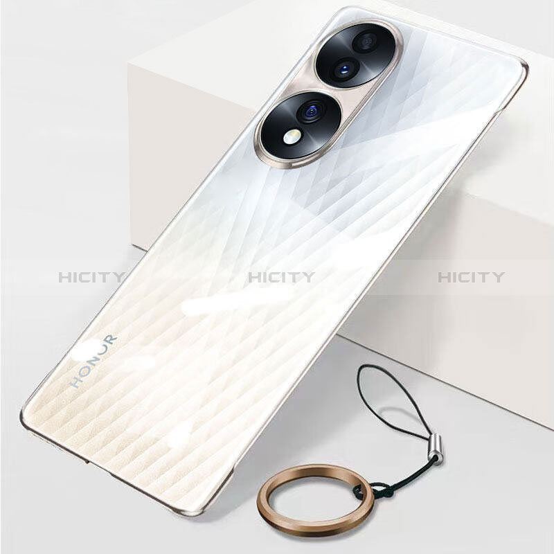 Coque Antichocs Rigide Sans Cadre Transparente Crystal Etui Housse pour Huawei Honor X7b Plus