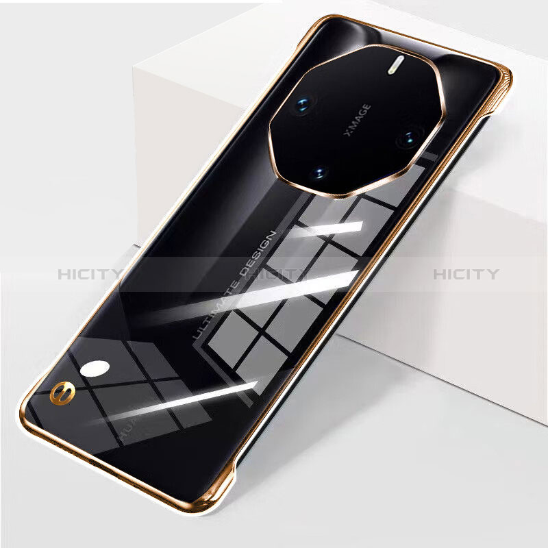 Coque Antichocs Rigide Sans Cadre Transparente Crystal Etui Housse pour Huawei Mate 60 RS Ultimate Or Plus