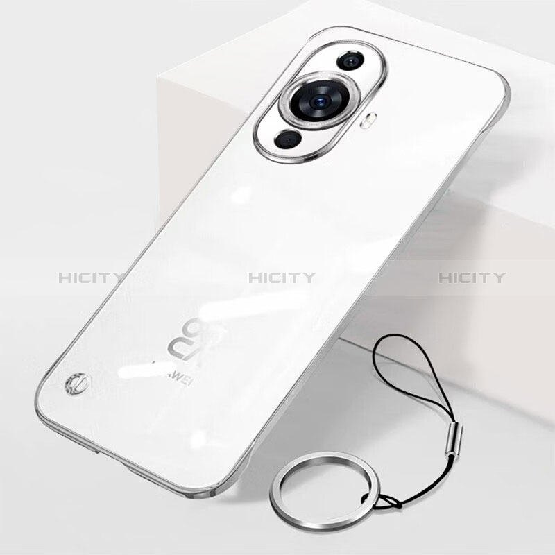 Coque Antichocs Rigide Sans Cadre Transparente Crystal Etui Housse pour Huawei Nova 11 Argent Plus