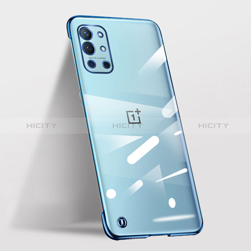 Coque Antichocs Rigide Sans Cadre Transparente Crystal Etui Housse pour OnePlus 9R 5G Bleu Plus