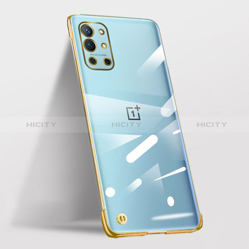 Coque Antichocs Rigide Sans Cadre Transparente Crystal Etui Housse pour OnePlus 9R 5G Or Plus