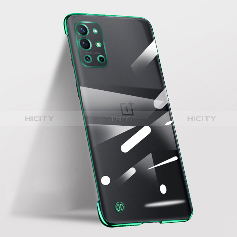 Coque Antichocs Rigide Sans Cadre Transparente Crystal Etui Housse pour OnePlus 9R 5G Vert Plus