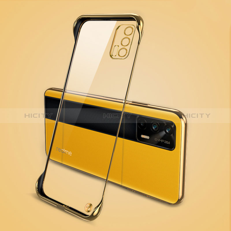 Coque Antichocs Rigide Sans Cadre Transparente Crystal Etui Housse pour Realme GT 5G Or Plus