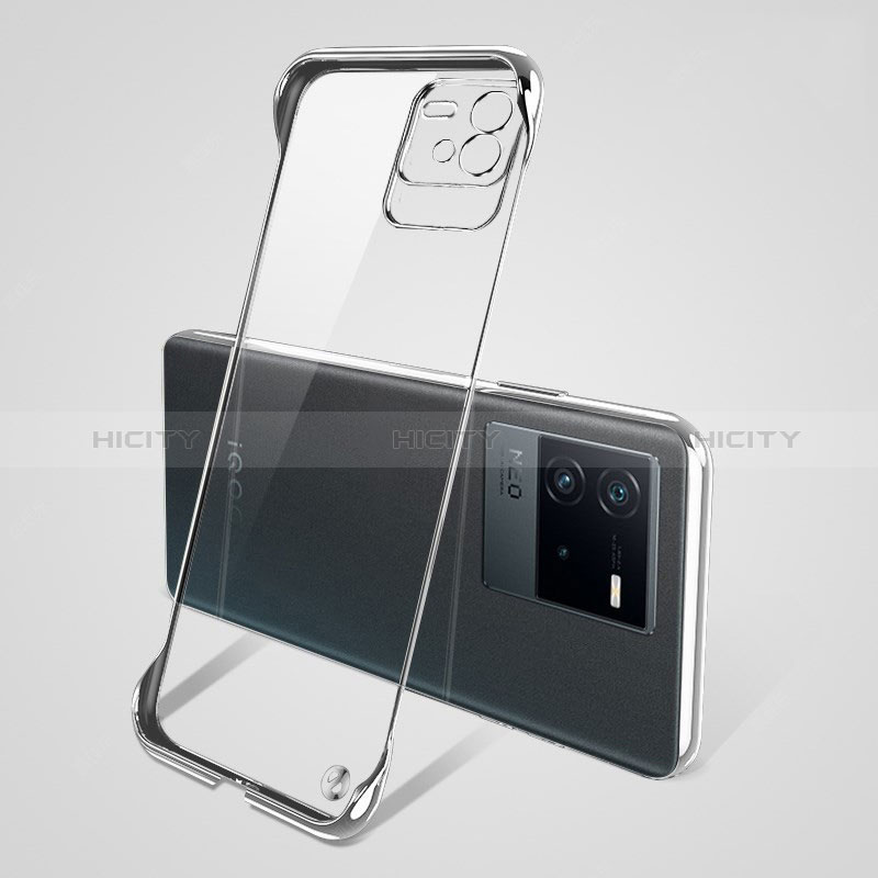 Coque Antichocs Rigide Sans Cadre Transparente Crystal Etui Housse pour Vivo iQOO Neo6 SE 5G Argent Plus