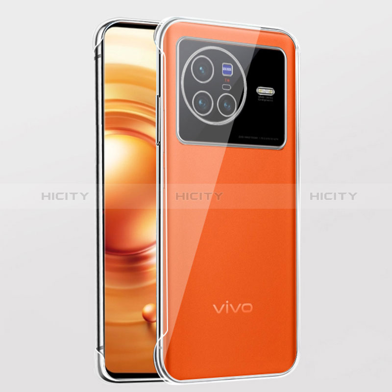 Coque Antichocs Rigide Sans Cadre Transparente Crystal Etui Housse pour Vivo X80 5G Clair Plus